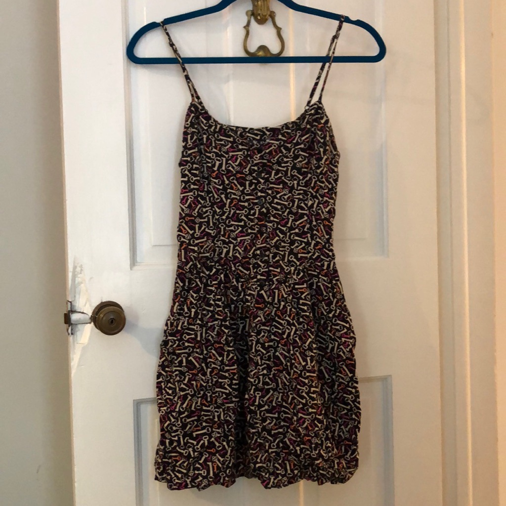 Cute Key Pattern Romper